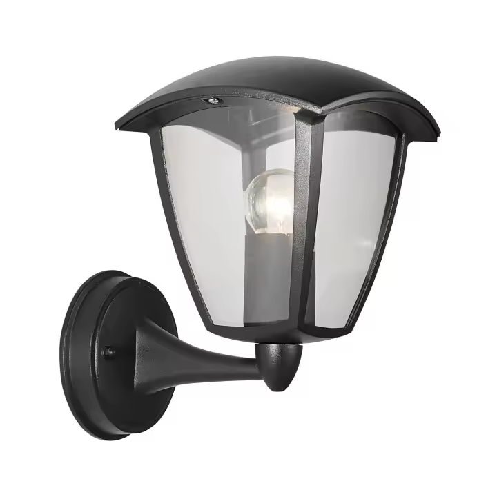 Ledkia Lámpara de Pared Exterior Aluminio Brazo Inferior Nasca Negro - 1