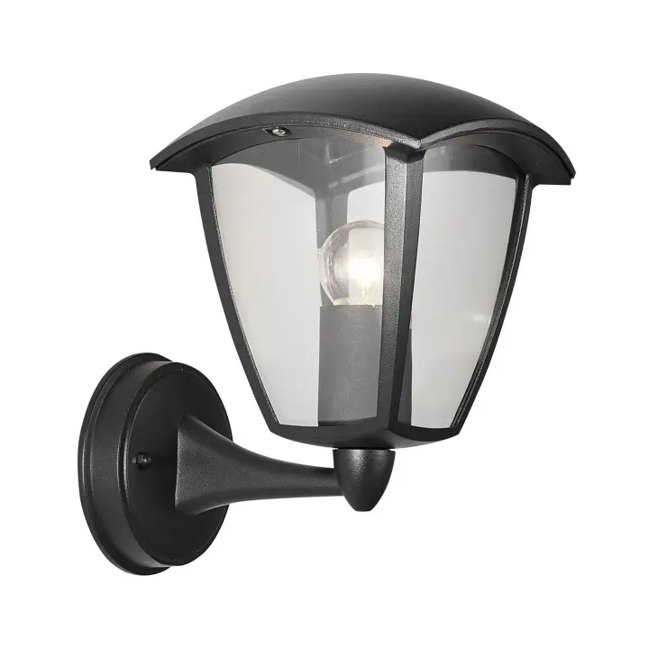 Ledkia Lámpara de Pared Exterior Aluminio Brazo Inferior Nasca Negro - 1