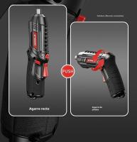 Destornillador Eléctrico Recargable Pequeño Y Potente 4.2V 6Nm 1300mAh 250rpm Sin Batería Set De Destornilladores Para DIY En El Hogar - details 12
