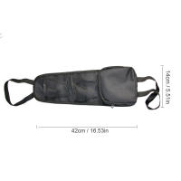 Bolsa De Almacenamiento Lateral Para Coche Impermeable Y Resistente Al Calor En Tela De Oxford Con Manija Organizador De Asiento Trasero Para Vehículo - details 3
