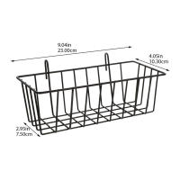 Rack De Almacenamiento Colgante Para Pared Cesta De Hierro Multifuncional Para Cocina Baño Organizador De Toallitas Y Artículos De Ducha Pequeña - details 6