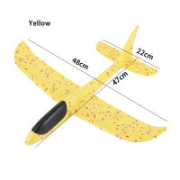 Avión De Tiro De Mano Grande De 48CM En Espuma Resistente Al Desgaste Modelo EPP Juguete De Exterior Para Niños Y Niñas - details 2