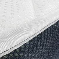 Colchón Viscoelástico Juno - Altura 18cm - Alta calidad - Blanco/Negro - Reversible invierno/verano - Transpirable - Espuma HR - Somnia Descanso - Fabricado en España - details 1
