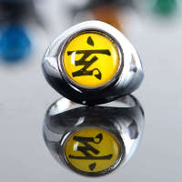 10PCS/set Anillos De Metal Anime Naruto Akatsuki Itachi Accesorios De Cosplay Juguetes Para Niños Figura De Acción Regalo - details 4