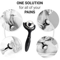 Bola De Masaje Rollo Para Alivio Del Dolor Muscular Profundo Y Rigidez Del Cuerpo Cuello Espalda Pierna Y Plantar Fascitis PP Acero Inoxidable Manual - details 9
