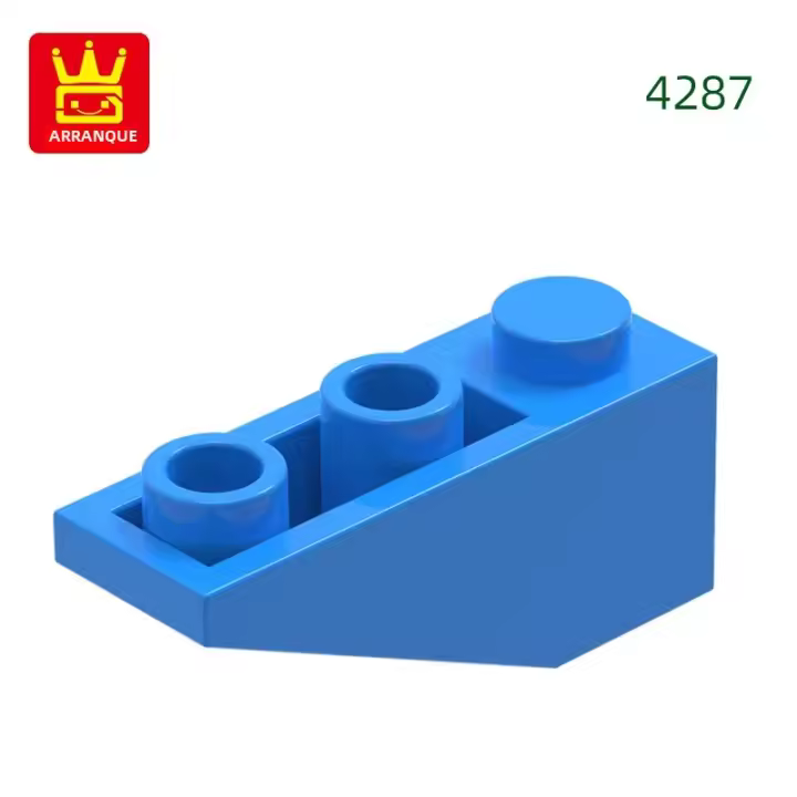 Bloques De Construcción Compatible Con Lego Wange 96Pcs 4287 1x3 Bloques Inclinados Para Construcción Retro Juguete DIY Para Niños Caja De Regalo - 1