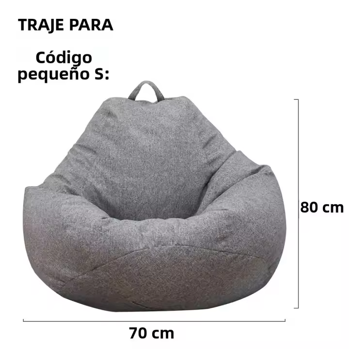 Cubierta De Sofá De Taza De Enano Para Adultos Cómoda Sin Relleno Cubierta De Silla De Taza De Enano Para Sala De Estar Y Dormitorio Estilo Tatami - 1