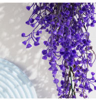 Plantas Artificiales Verdes 83cm Flores Falsas Vínculo Hiedra Uso En Jardín Decoración De Pared Para Fiestas Y Hogar - details 7