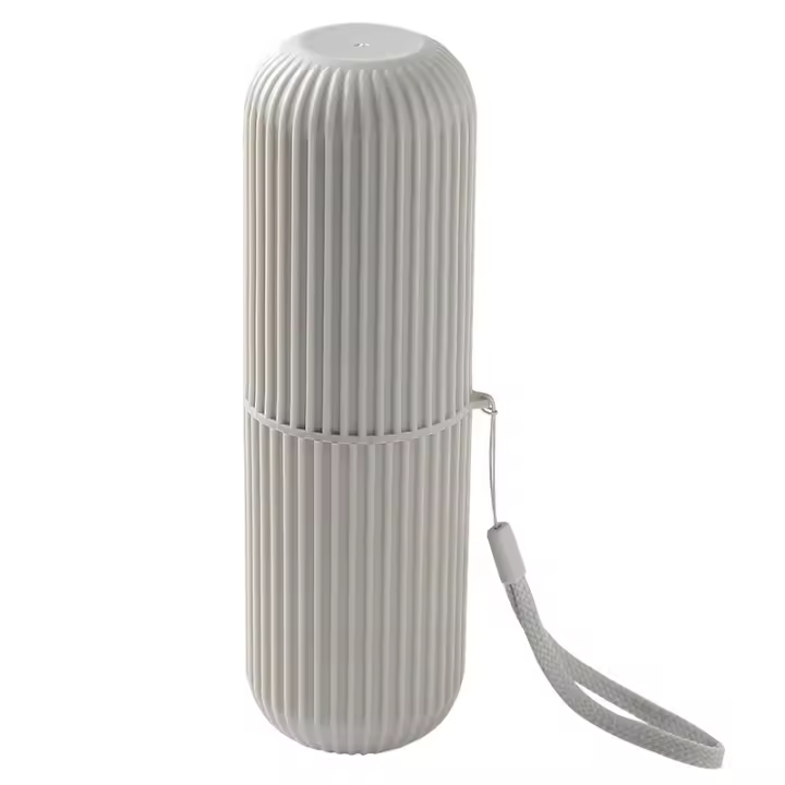 Japanese portable travel toothbrush box set wash cup with lid toothpaste tube toothbrush storage box mouthwash cup - 1