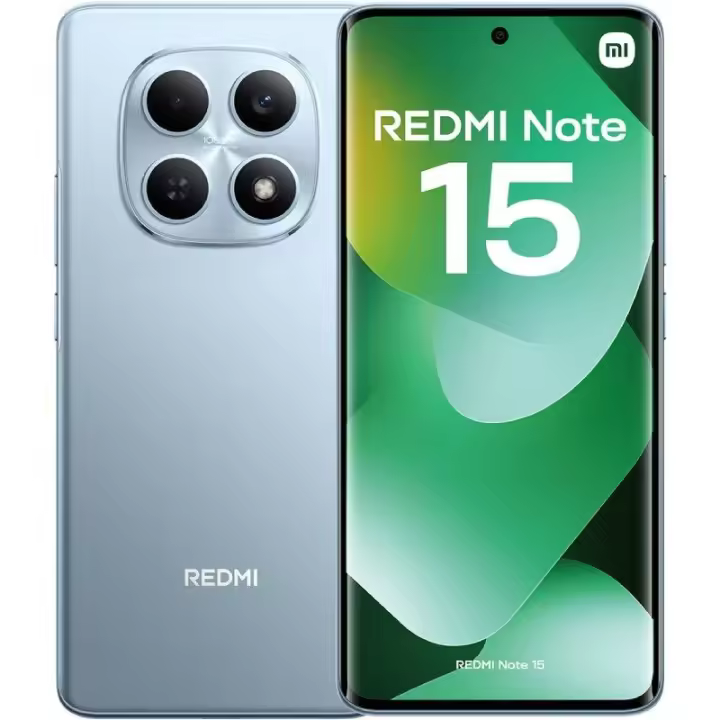 Xiaomi Redmi Note 15 4G Smartphone Pantalla AMOLED FHD+ 6.77" Tasa refresco 120 Hz Cámara trasera 108MP Cámara frontal 20MP Procesador MediaTek Helio G100-Ultra Batería 6000 mAh Carta turbo 33W - 1
