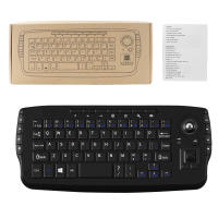 Teclado Inalámbrico Jomaa 2.4G Con Ballón De Tracció Y Rueda De Desplazamiento Mini USB Para Laptop TV Box Computador - details 2