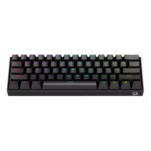 Redragon - DRAGONBORN Teclado Mecánico Gaming Switch Marrón RGB Negro - Layout USA - 1