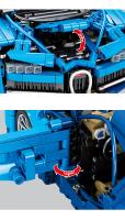 Bloques De Construcción Técnicas Bugatti Y Lamborghini Modelo De Carrera Hipercar Juguetes De Vehículos Para Niños Regalos Para Niños - details 2