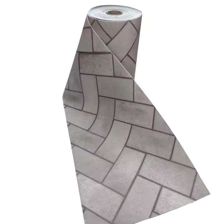 LILI HOME 🟦 Alfombra Vinílica Antideslizante – Estilo Azulejos Hidráulicos 🏡 Medidas: Ancho de 52.5 cm y grosor de 1.5 mm, ideal para diversas aplicaciones. ✨ Añade un toque sofisticado y práctico a tu hogar con esta alfombra versátil, resistente y de f - 1