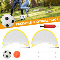 2Pcs Porterías De Fútbol Portátiles Y De Fácil Plegado Para Entrenamiento Y Juegos De Calle. Set De Dos Porterías En Forma De Domo. - details 0