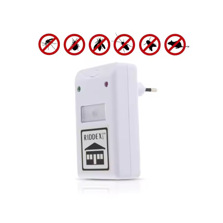 Mediawave Store Repelente ultrasónico Alta energía eléctrica contra ratones e insectos Jardín y mejoras para el hogar Accesorios de jardín Hogar al aire libre Ideas de bricolaje Diseño Amueblar DIY Confort Bienestar Ambiente - 1