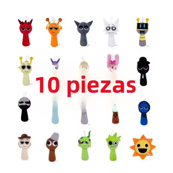 Nueva Muñeca De Peluche Sprunki Juguete De Videojuegos Horror Dibujos Animados Suave Y Cálida Cojín Para Niños Regalo De Cumpleaños O Navidad - 1