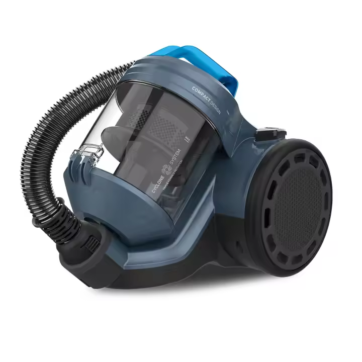 Aspirador Trineo TAURUS Homeland Cyclone Animal  | Sin bolsa, 800W, 220-240 V, 18 kPa, 78dB, 7,5 m Radio, 948927000, Negro - 1