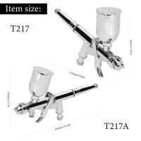 Kit De Aerógrafo T217A/T217 Con 15CC De Copas De Pintura Para Modelos De Coche DIY Maquillaje Arte De Uñas Diseño De Pasteles - details 1