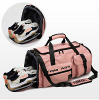 Bolsa de viaje grande de lona de 65 l, bolsa deportiva con compartimento para zapatos para mujeres y hombres. - details 2