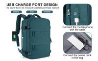 Mochila De Viaje Likros Grande Capacidad Impermeable Para Laptop Mochila De Negocios Para Hombres Y Mujeres Bolsa De Cabina Para Avión - details 3