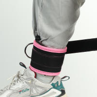 Tirantes De Tobillo Ajustables Para Fitness Con Anillas D-Ring Soporte De Entrenamiento De Musculosidad En El Gimnasio Deportes Seguridad Abductores De Pierna Material Nylon - details 6