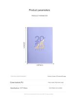Agenda de Cuero Suave para Oficina y Escuela Diario de Planificador Mensual Calendario - details 5