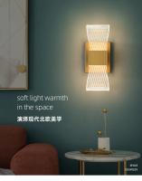 Lámpara De Pared De Acrílico Y Aluminio Con Luz Cálida Estilo Nórdico Moderno Decoración Sencilla Para Sala De Estar Comedor Dormitorio - details 3