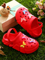 Clogs Transpirables Casuales Para Niñas Con Encantos De Dibujos Animados Slip-on Zapatillas De Playa Antideslizantes Para Jardín Zapatos De EVA Para Todas Las Estaciones - details 3