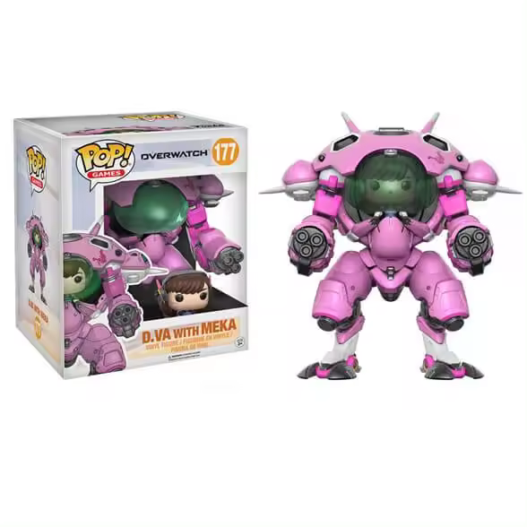 FUNKO POP D.VA EN MEKA SUPER SIZED -177 - 1