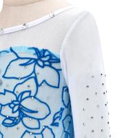 Vestido De Princesa Para Niñas Disfraz De Elsa Con Capa Ropa De Cosplay Para Fiestas De Carnaval Vestido Largo De Hielo Con Diamantes Estilo Europeo Y Americano Talla Verdadera Para Edad 4-6A-LINE Sin Aros - details 6