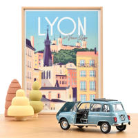 RENAULT 4 L 1966 FRENCH BLUE 1:18 NOREV 185255 - details 1