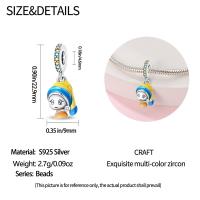 Tablero De Dibujo De Pigmento De Plata 925 Serie De Arte Figuras Famosas Charms De Cuentas Para Pulseras De 3mm Hechas a Medida Joyería Finos - details 12