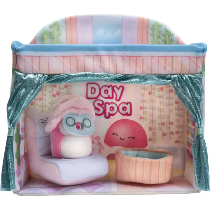 Amo Toys - Squishville - Play Set Salon (102111) - Spa Deluxe, Peluches Squishmallows - 1