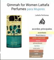 Perfumes árabes Lattafa Qimmah verde,Lattafa de mujer 100ml ,Fragancias para mujer,Perfumes Lattafa,Perfumes árabes, - details 9