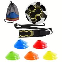 Kit De Entrenamiento De Fútbol Ajustable Con 10 Conos De Agilidad Disc Set De Banda Deportiva En Colores Rojo Naranja Amarillo Verde Azul - details 0