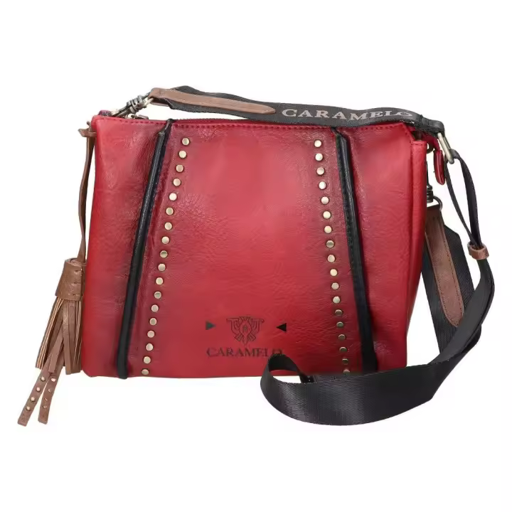 BOLSOS CARAMELO 50530.12 SEÑORA ROJO - 1