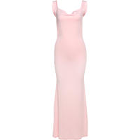 Vestido De Vacaciones Nibber Con Cuello Cuadrado Y Espalda Descubierta Para Mujer Sin Mangas Decorado Con Lazo Vestido Sexy De Fiesta En La Playa Vestido De Cuerpo Entero De Polyester Y Spandex - details 2