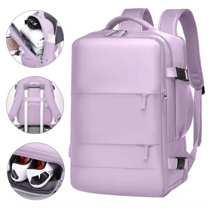Mochila Viaje Cabina Avion 40x20x25 Mochila Cabina para Ryanair Maletas De Viaje Cabina Mochilas Mochila De Viaje Cabina 20L con Orificio De Carga Y Bolsillo - 1