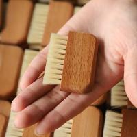 Cepillo De Uñas Mini De Madera De Abeto Natural Con Cerdas De Pelo De Cerdo Herramienta Multifuncional Para Limpieza De Uñas Con Logo Personalizable - details 5