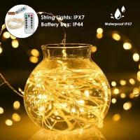 Guirnalda De Navidad LED 3.5/5M Con Luz De Estrella Y Remoto USB Foco De Fierro Con Cable De Cobre Luces De Fiesta En Cadena - details 1