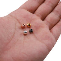 30-400pcs Bolas De Espaciador Redondas De Color Oro 3-12mm Para Creación De Joyería Collares Pulseras DIY Accesorios De Manualidades - details 2