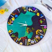 Molde De Resina Para Reloj Grande Molde De Silicona Redondo Para Relojes De Pared DIY Joyería Fabricado En China Sin Químicos Peligrosos - details 3