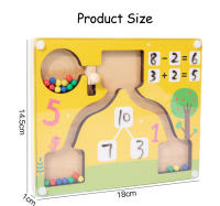 Juego De Matemáticas Magnéticas Montessori Para Niños Juguetes Educativos De Madera Para La Identificación De Colores Y Conteo En Preescolar - details 9