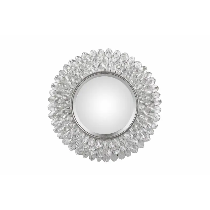 Adda Home Espejo Resina Plateado Decorativo 24,3x2,2x24,3 Cm - 1