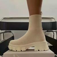 Y invierno Nuevo Botas de Mujer Botas de calcetín de un solo Paso de gran tamaño, - details 6