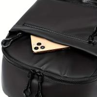 Mochila para hombre de 15,6 pulgadas, mochila de viaje, bolso informal para computadora, bolso escolar para estudiantes de tendencia de moda de estilo coreano, bolso para computadora - details 6