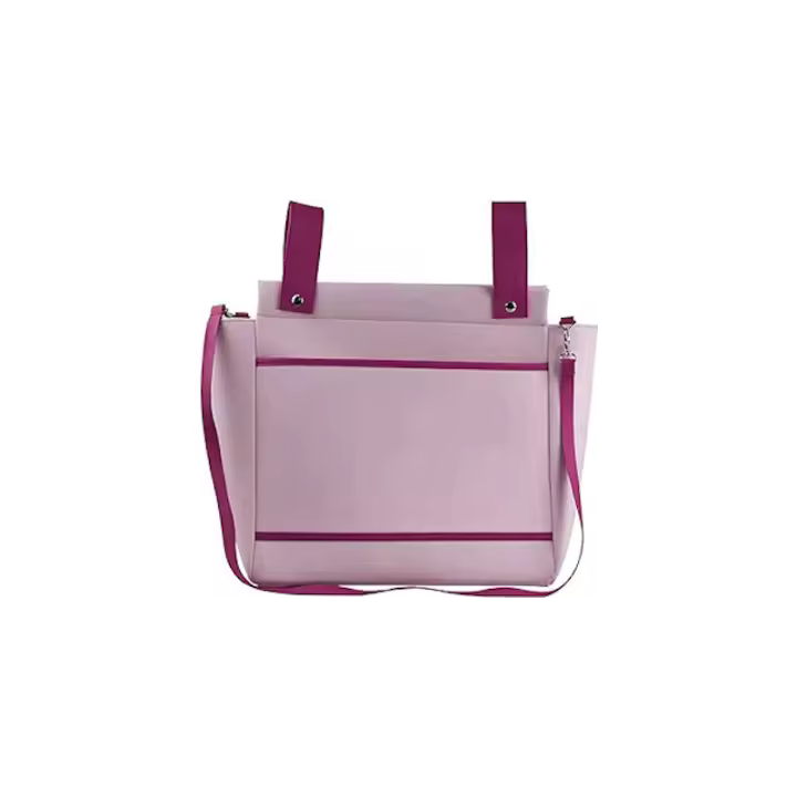 Bolso Carrito Bebé Talega Polipiel Color rosa maquillaje con asa Colgar al hombro Danielstore - 1
