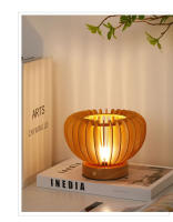 Lámpara De Mesa Nórdica Plegable DIY De Madera Con USB 220V Luz Nocturna Para Dormitorio Decoración Del Hogar Arte Ambiente - details 13