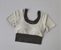 Top De Fitness Para Mujer Verano Transpirable Con Sujetador Integrado Ropa De Danza Yoga Secado Rápido Talla Tight - details 1